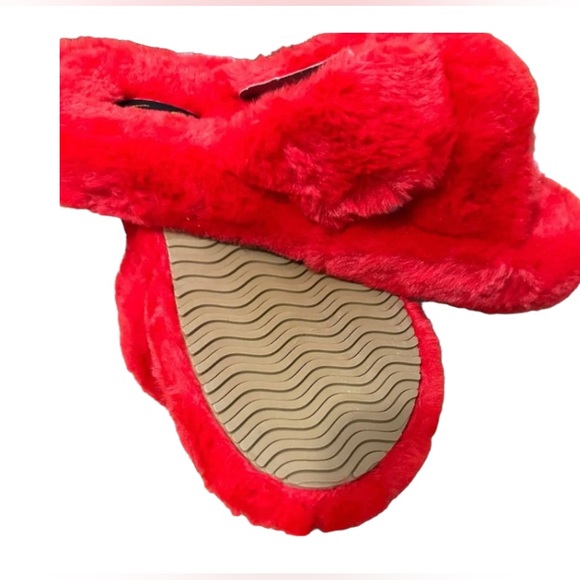 SEVEN7 FOOTWEAR - Kiki Faux Fur Slide - RED - Picture 2 of 5